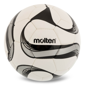 Мяч футбольный MOLTEN F5F1700-WK №5 PVC белый-серый Мяч футбольный MOLTEN F5F1700-WK №5 PVC белый-серый