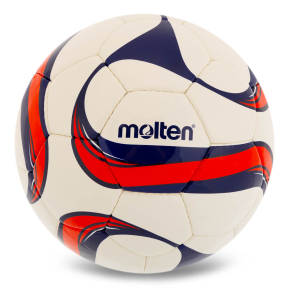 М'яч футбольний MOLTEN F5F1700-WN №5 PVC білий-червоний М'яч футбольний MOLTEN F5F1700-WN №5 PVC білий-червоний