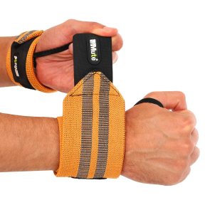 Бинты кистевые для жима STRENGTH WRIST WRAPS MUTE MT-9188-3 2штуки цвета в ассортименте