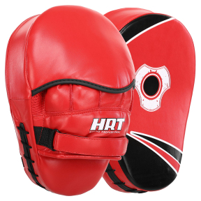 Лапа боксерская изогнутая тренировочная PU HARD TOUCH BO-4251 19x5x25см 2штуки цвета в ассортименте