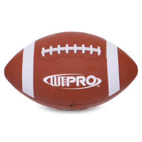 М'яч для американського футболу LANHUA WT PRO FB-3804 коричневий