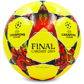 М'яч футбольний CHAMPIONS LEAGUE FINAL MADRID 2019 FB-0100 №4 PU