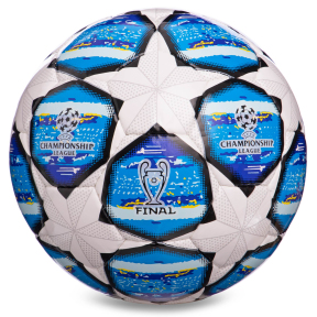 М'яч футбольний CHAMPIONS LEAGUE FB-0150-3 №3 PU білий-синий