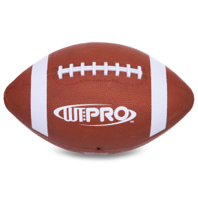 Мяч для американского футбола LANHUA WT PRO NCAL0820-023 коричневый