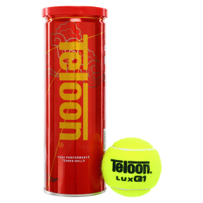 Мяч для большого тенниса TELOON LUX Q1 T808-3 3шт салатовый