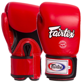 Перчатки боксерские кожаные FAIRTEX BGV1 10-18унций цвета в ассортименте