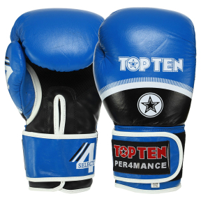Боксерські рукавиці шкіряні TopTN PERFORMANCE TOP-041 10-14унцій кольори в асортименті