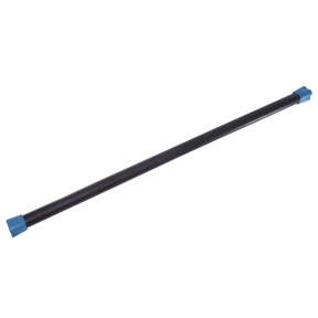 Палка гимнастическая Бодибар Body Bar Zelart FI-0274-6 вес 6кг черный-голубой