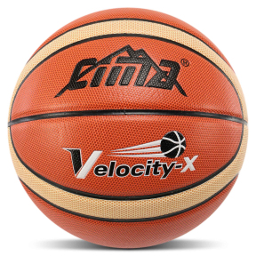 Мяч баскетбольный CIMA BA-5989 VELOCITY-X размер 7 оранжевый-белый