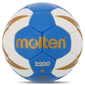 М'яч для гандболу MOLTEN C7 H1X2200-BW №1 PU синій