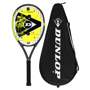 Ракетка для большого тенниса 27.25" DUNLOP TEAM 260 SX DL10325832 G2 NH черный-желтый