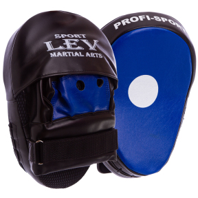 Лапа Вигнута для боксу та єдиноборств LEV LV-4292 25x18x7см 2шт кольори в асортименті