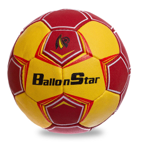 М'яч для гандболу BALLONSTAR HB-62 №1 червоний-жовтий