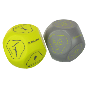 Кубики для тренировок кости для фитнеса Sports Dice MDbuddy FI-5343 2штуки ø7,5см цвета в ассортименте