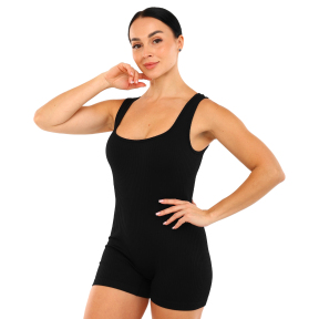 Комбінезон жіночий спортивний з шортами безшовний з ефектом пуш-ап Domino 9879 S-L кольори в асортименті