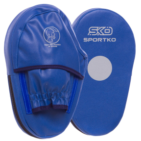 Лапа Прямая удлиненная для бокса и единоборств SPORTKO PD3 30x20x5см 2шт цвета в ассортименте