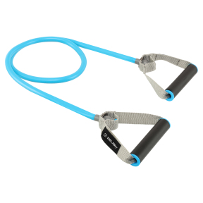 Еспандер трубчастий для фітнесу з ручками 120см Zelart FI-7691-3 блакитний