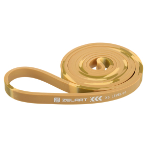 Гума петля для підтягувань та тренувань стрічка силова Zelart POWER BANDS FI-7695-1 хакі-камуфляж