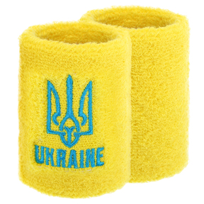 Напульсник спортивний махровий вбираючий вологу UKRAINE BC-9282 1шт кольори в асортименті