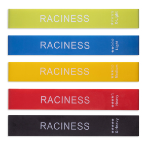 Набір резинок для вправ стрічки опору LOOP BANDS Raciness FI-1748 5шт кольори в асортименті
