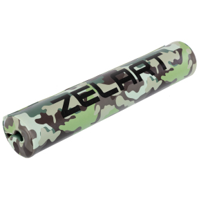 Накладка на гриф штанги пом'якшувальна Zelart TA-7699-1 зелений камуфляж