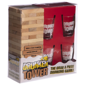 Игра настольная Дженга SP-Sport Drunken Tower Jenga GB076-1B дерево