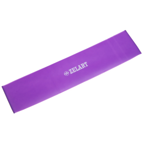 Резинка для упражнений лента сопротивления LOOP BANDS Zelart FI-6668-3 фиолетовый