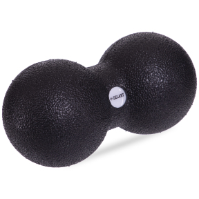 М'яч масажний кінезіологічний подвійний Duoball ZELART FI-6664 чорний