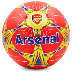 Мяч футбольный ARSENAL BALLONSTAR FB-6688 №5 красный-желтый-синий
