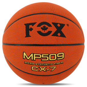 Мяч баскетбольный Composite Leather FOX BA-8973 MP509 №7 оранжевый