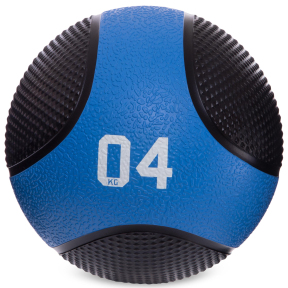 Мяч медицинский медбол Zelart Medicine Ball FI-2824-4 4кг черный