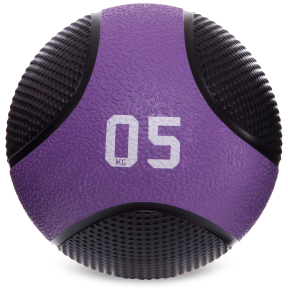 Мяч медицинский медбол Zelart Medicine Ball FI-2824-5 5кг черный