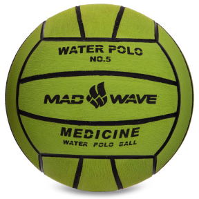Мяч для водного поло MadWave M078002900W №5 зеленый