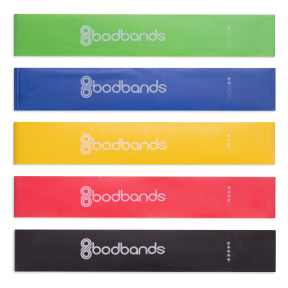 Набір резинок для вправ стрічки опору LOOP BANDS Bodbands FI-6318 5шт кольори в асортименті