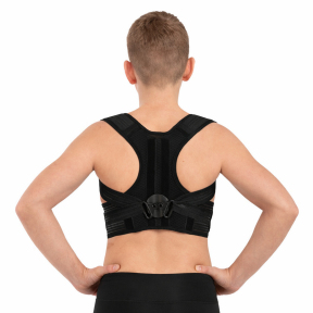 Корректор осанки для спины регулируемый SIBOTE ST-7498 S-XL черный