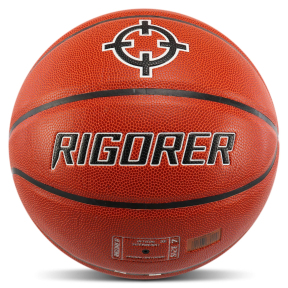 М'яч баскетбольний RIGORER ELITE Z123220105-7 розмір 7 коричневий