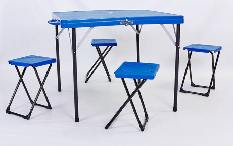 Набір складних меблів для пікніка та кемпінгу SP-Sport TO-8833 стіл і 4 стільці