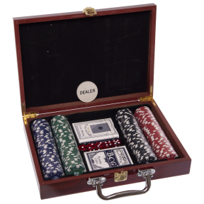 Набір для покеру в дерев'яному кейсі SP-Sport IG-6642 200 фішок