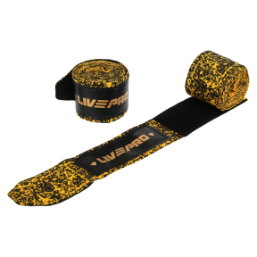 Бінти боксерські бавовна з еластаном LivePRO LP8605 кольори в асортименті