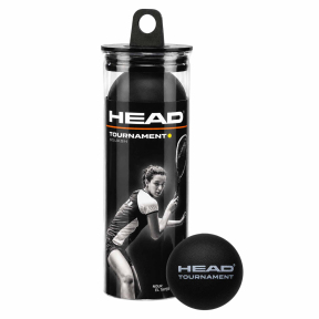Набор мячей для сквоша HEAD Tournament 287336 3шт черный