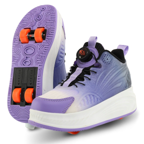 Роликові кросівки на чотирьох колесах Huoleguo OB-6398 розмір 32-40 кольори в асортименті