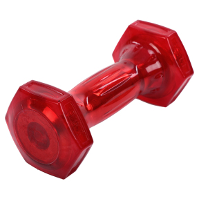 Гантель для фітнесу з TPU покриттям Zelart Jelly Urethane Coated Dumbbells TA-2946-2_5LB 1шт 1,13кг червоний