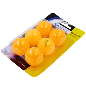 Набор мячей для настольного тенниса DONIC PRESTIGE 2* MT-658028 6шт оранжевый