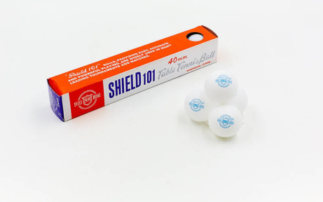 Набор мячей для настольного тенниса SHIELD 101 G1801 6шт белый
