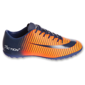 Сороконіжки футбольні Pro Action VL17562-TF-NO розмір 35-40 синій-помаранчевий