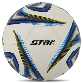 Мяч футбольный STAR EXCEED PLUS SB4045TB №5 PU белый-синий