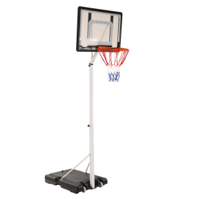 Стойка баскетбольная мобильная с регулируемой высотой SP-Sport JUNIOR S034 размер 80х58см  кольцо ø38см высота 210-260см