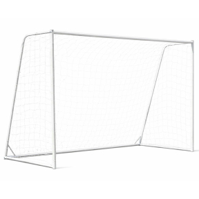 Ворота футбольні металеві розбірні з сіткою від виробника SP-Sport AERO C-F06 1шт білий