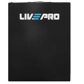 Плінти важкоатлетичні м'які Burbell cushion (1шт) LiveUp LP8320 розмір 76x60x15см чорний