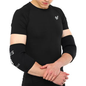 Налокотники для жиму ELBOW SLEEVE EZOUS A-03 2шт S-XL чорний